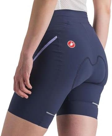 Pantaloni scurti ciclism dama CASTELLI Velocissima 3, albastru/violet, M [4]