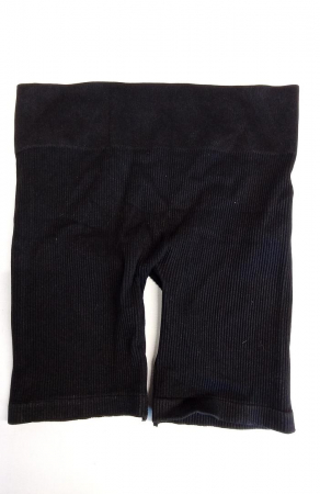 Pantaloni scurti dama, cu talie inalta, pentru ciclism, LOS OJOS, negru, M-L [2]