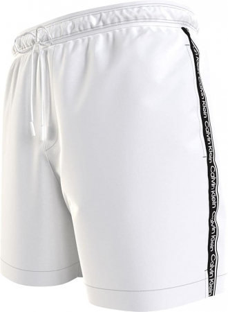 Pantaloni scurti de baie pentru barbati Calvin Klein, alb, L [5]