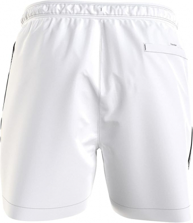 Pantaloni scurti de baie pentru barbati Calvin Klein, alb, L [4]