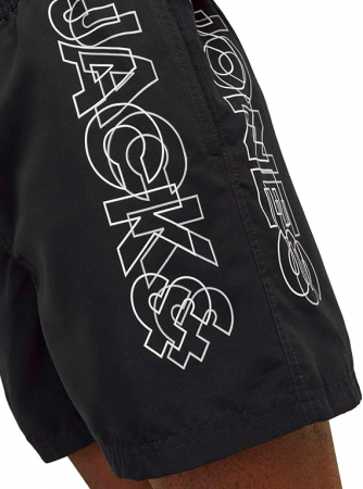 Pantaloni scurți de baie pentru bărbați JACK & JONES Jpstfiji Jjswim Double Logo Ly SN, XS [4]