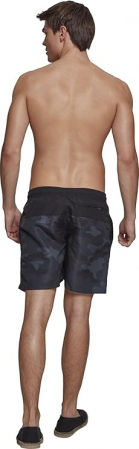Pantaloni scurti de baie pentru barbati Urban Classics, negru camuflaj, 3XL [5]