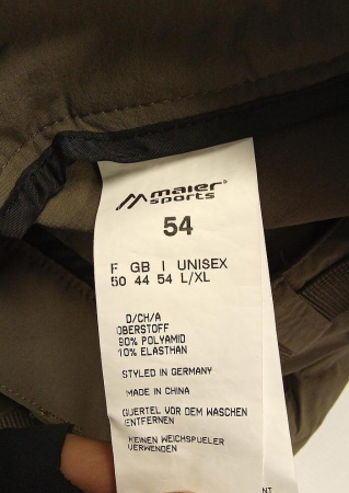 Pantaloni scurți de drumeție pentru bărbați Maier Sports Huang 130002, marime 54 [1]