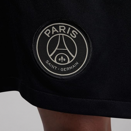 Pantaloni scurti de fotbal pentru copii Nike Jordan PSG, negru, 176-XS [3]