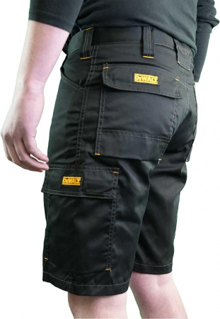 Pantaloni scurti de lucru pentru barbati DEWALT Milan Trade Work, Cargo, negru, 32W [3]