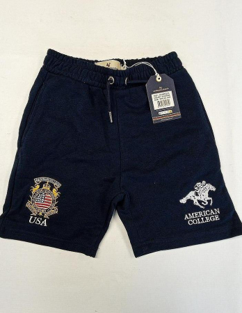 Pantaloni scurti pentru copii American College, unisex, bleumarin, 4 ani [1]