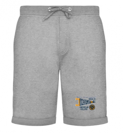 Imbracaminte si Incaltaminte copii - Pantaloni scurti pentru copii American College, unisex, gri, 14 ani
