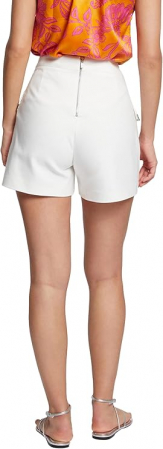 Pantaloni scurti pentru femei Morgan 241-SHOPY.F, cu taile inalta, alb, 36 [4]