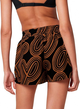 Pantaloni scurti pentru femei Triumph Beach Mywear Shorts 01 Pt, negru/maro, marime 40 [2]