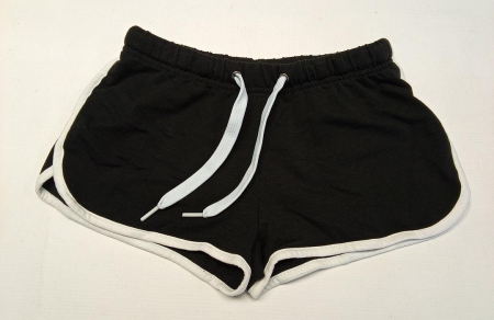 Pantaloni scurti pentru femei Urban Classics French Terry Hotpants, negru, XS [1]