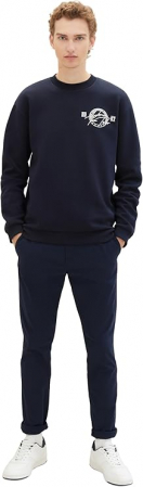 Pantaloni chino slim fit pentru bărbați TOM TAILOR, din denim, negru, 34W/32L [10]