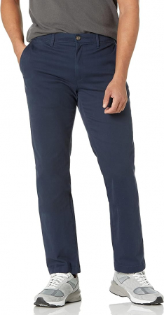 Fashion - Pantaloni tip chino, casual stretch, pentru bărbați Amazon Essentials, 38W/32L