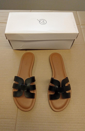 Papuci dama The Drop Monika, negru, marime 40 [2]