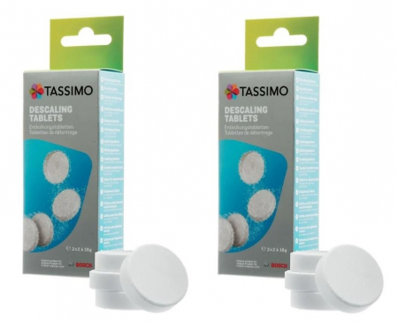 Pastile decalcifiere pentru espressor, TASSIMO 00311909, TCZ6004, 4 bucati pentru 2 utilizari [1]