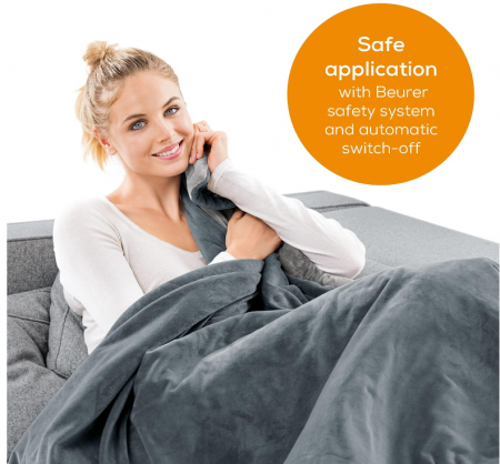 Pătură electrică Beurer HD 75, gri închis, 180 x 130 cm [6]
