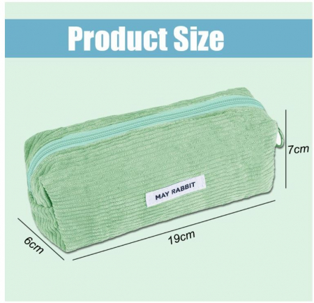 Penar din velur pentru studenți Topfunyy, verde [2]