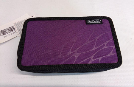 Penar echipat pentru scoala Herlitz, 2 compartimente, 23 rechizite, violet [1]