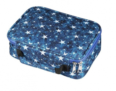 Penar pentru scoala EDATOFLY, 72 locuri, 23 x 16 x 6 cm, albastru [0]