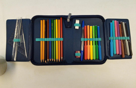 Penar echipat pentru scoala Herlitz, 29 rechizite, broasca testoasa [1]