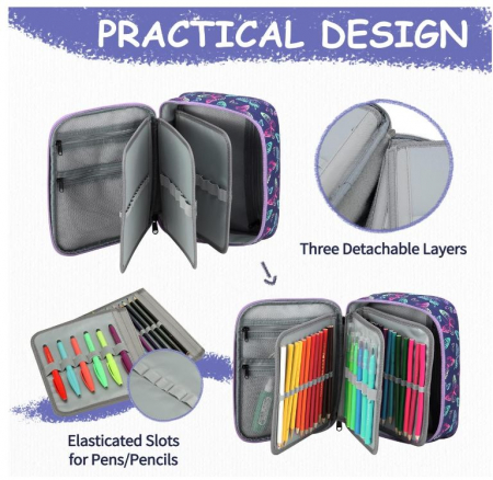 Penar VASCHY cu mai multe compartimente pentru scoala [2]