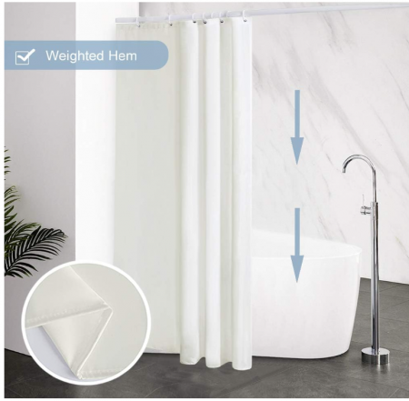 Perdea de duș Furlinic rezistentă la mucegai, impermeabilă, lavabilă, din poliester, 120x200cm [3]