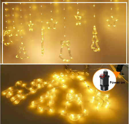 Perdea de lumini pentru interior Nekano cu 142 LED-uri 2.7 m [6]