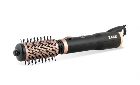 Produse RESIGILATE Zass, Sero si Trisa - Perie de par rotativa Zass ZRB 01, cu aer cald, 1000 W, 2 viteze, 2 setari temperatura