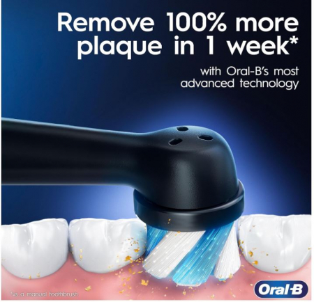 Periuță de dinți electrică Oral-B iO3, cu carcasa de depozitare, negru [4]