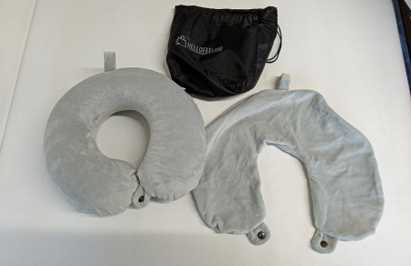 Perna de gat pentru calatorie HelloFeeling, spuma cu memorie, gri [1]