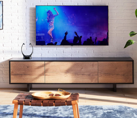 Philips E8005BK/10 Căști fără fir pentru televizor In-Ear cu conexiune digitală wireless, rază de 40 m [7]