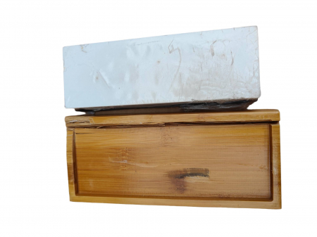 Piatra de ascutit cutite Amazon Basics, granulație dublă 1000/6000 cu bază de bambus antiderapant [4]