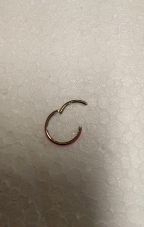 Piercing orbital AROWRO 16G, din oțel chirurgical 316L, roz [3]