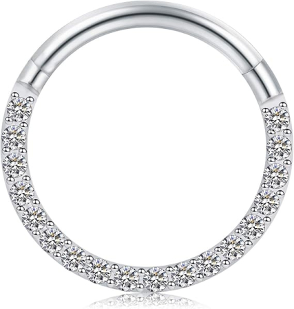 Bijuterii - Piercing pentru nas Briana Williams, oțel inoxidabil, 8 mm