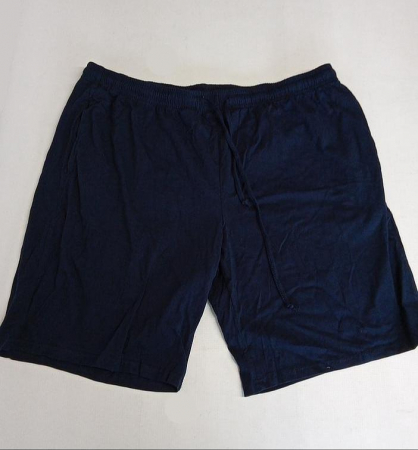 Pijamale cu maneca scurta pentru barbati, 100% bumbac, gri/albastru, 2XL [2]