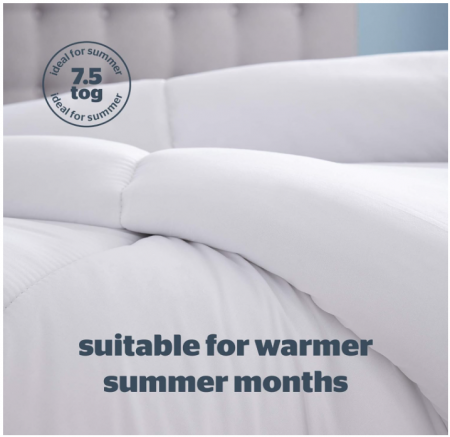 Pilotă Silentnight Deep Sleep King 7.5 Tog, Dimensiune King, 225 x 220 cm, Alb [3]