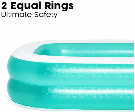 Piscina gonflabila, Bestway 54005 Family, 201 x 150 x 51 cm, pentru adulti si copii [5]