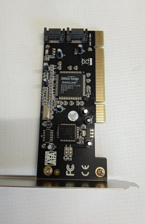 Placa de expansiune KALEA-INFORMATIQUE, PCI către SATA cu 2 porturi independente sau Raid 0.1, chipset Silicon Image SIL3112 [2]