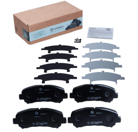Plăcuțe de frână AutoMentum AM24632.1, set de 4 pentru NISSAN DUALIS I (J10 NJ10 JJ10E) 2006-2014 Axa față și alte vehicule [2]