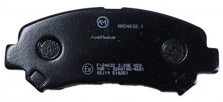 Plăcuțe de frână AutoMentum AM24632.1, set de 4 pentru NISSAN DUALIS I (J10 NJ10 JJ10E) 2006-2014 Axa față și alte vehicule [5]