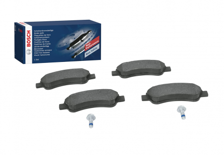 Auto Moto - Plăcuțe de frână Bosch BP318, punte față, certificare ECE-R90, 1 set de 4 plăcuțe