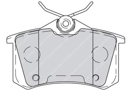 Plăcuțe de frână din oțel, Ferodo FDB4260 [2]