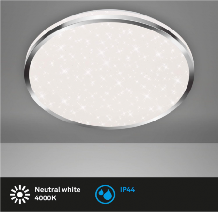 Plafoniera LED Briloner Leuchten, 18 Wati, 1800 lumeni, 400 Kelvin, 330 x 66 mm [2]