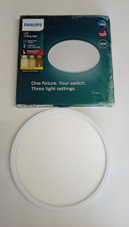 Plafoniera LED Philips SuperSlim SceneSwitch 2700K 18W (alb cald - alb) [1]