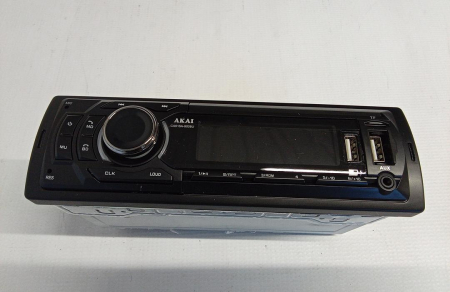 Player auto multi-media AKAI CA016A-9008U, Bluetooth, Radio FM, afisaj LED, conector ISO [2]
