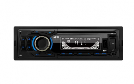 Player auto multi-media AKAI CA016A-9008U, Bluetooth, Radio FM, afisaj LED, conector ISO [0]