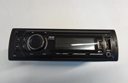 Player auto multi-media AKAI CA016A-9008U, Bluetooth, Radio FM, afisaj LED, conector ISO [4]