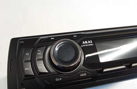 Player auto multi-media AKAI CA016A-9008U, Bluetooth, Radio FM, afisaj LED, conector ISO [2]