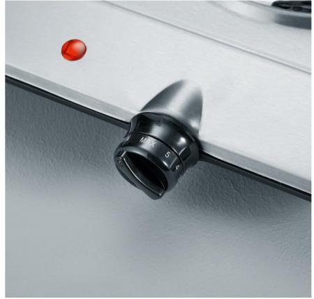 Plita electrica dubla SEVERIN DK 1014, 2500W, otel inoxidabil [4]