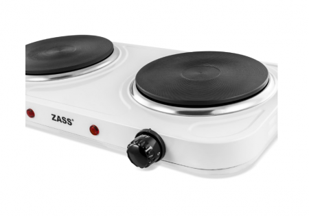Plita electrica dubla Zass ZHP 05A, 2000W, 2 ochiuri, Temperatura 400 grade [4]