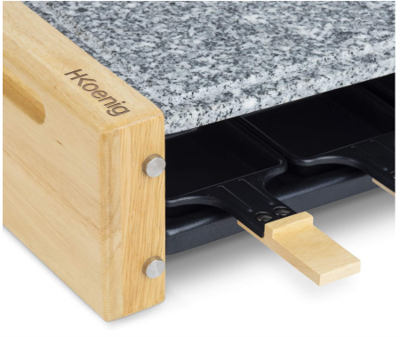 Plita grill electrica H.Koenig WOD6 900 W cu 6 mini tigăi, piatră de granit [5]